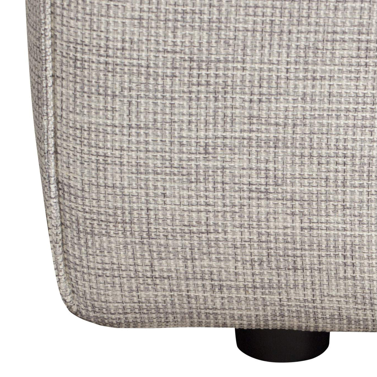 VICE4PCBA Vice 4pc Modular Sectional In Barley Fabric With Ottoman