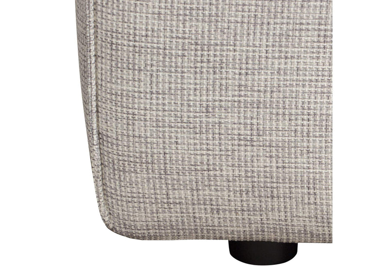 VICE4PCBA Vice 4pc Modular Sectional In Barley Fabric With Ottoman