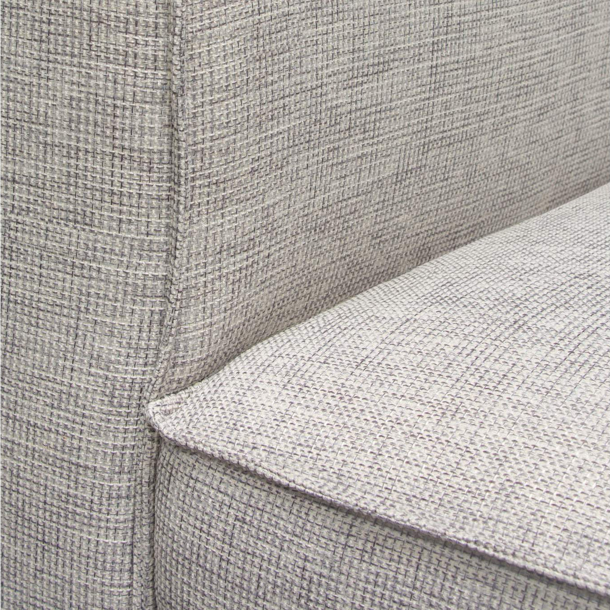 VICE4PCBA Vice 4pc Modular Sectional In Barley Fabric With Ottoman
