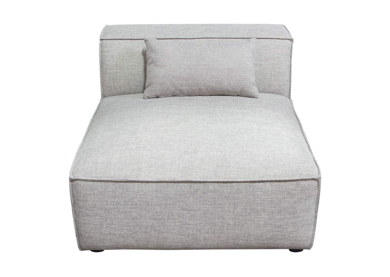 Vice Armless Chair in Barley Fabric by Diamond Sofa