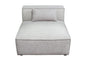 Vice Armless Chair in Barley Fabric by Diamond Sofa