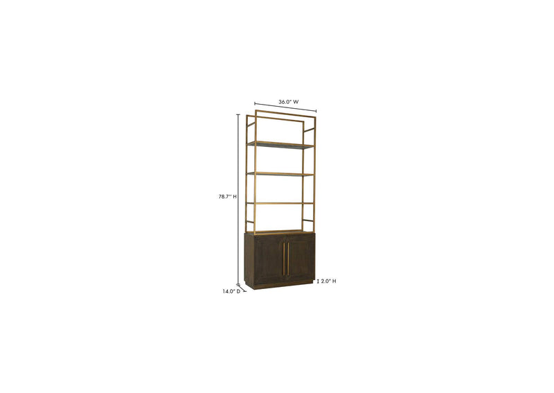 VL-1001-03-0 Elliot Bookshelf Brown