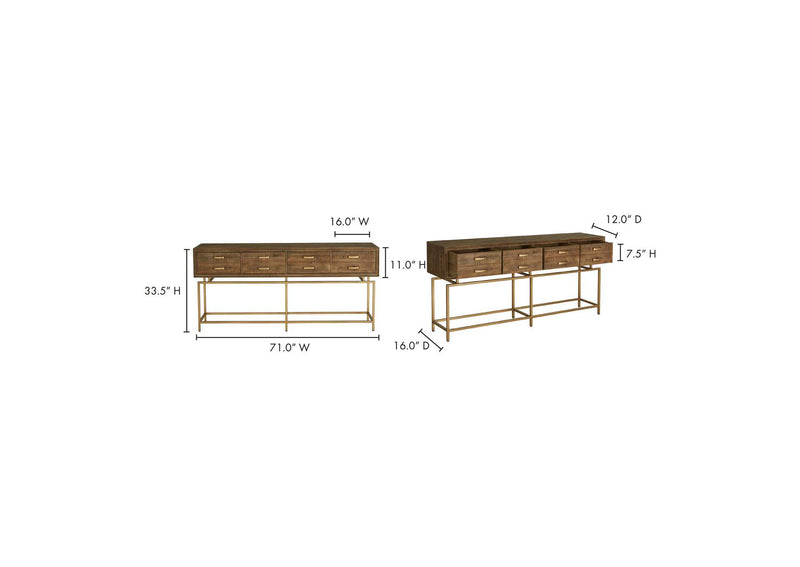 VL-1027-24 Annecy Console Table Natural