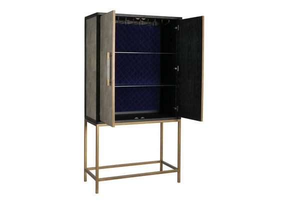 VL-1047-15 Mako Bar Cabinet Grey