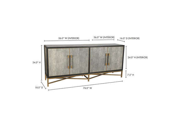 VL-1048-15 Mako Small Sideboard Grey