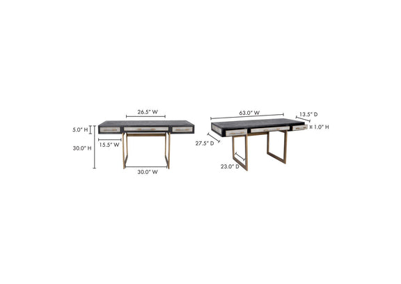 VL-1053-15 Mako Desk Grey