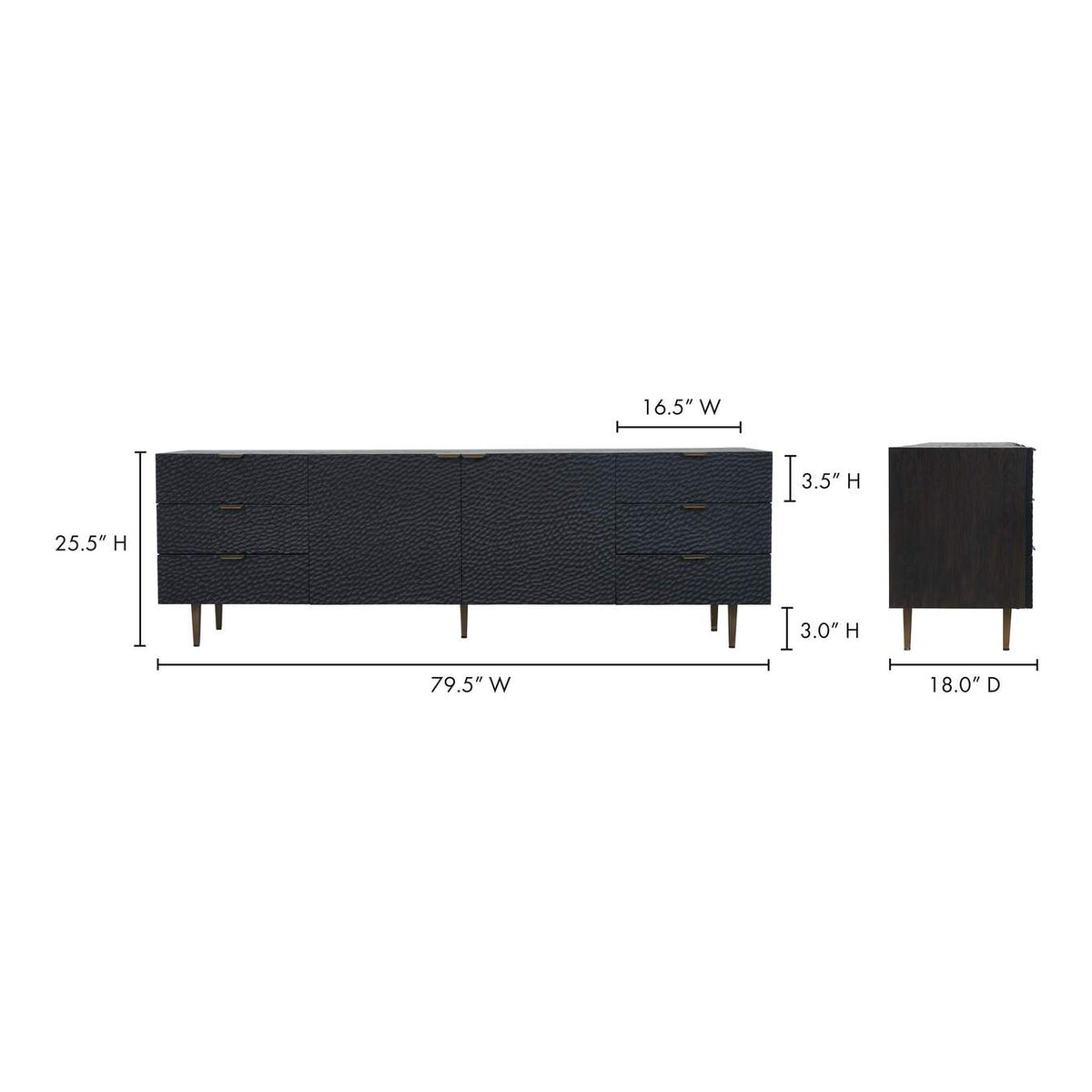 VL-1054-02 Breu Sideboard Black