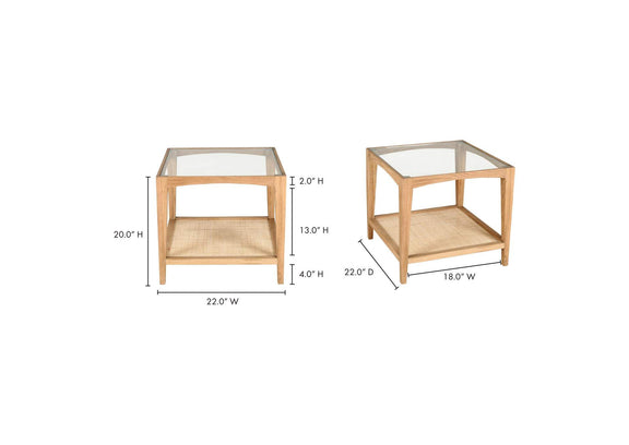 VL-1057-24 Harrington Side Table Natural