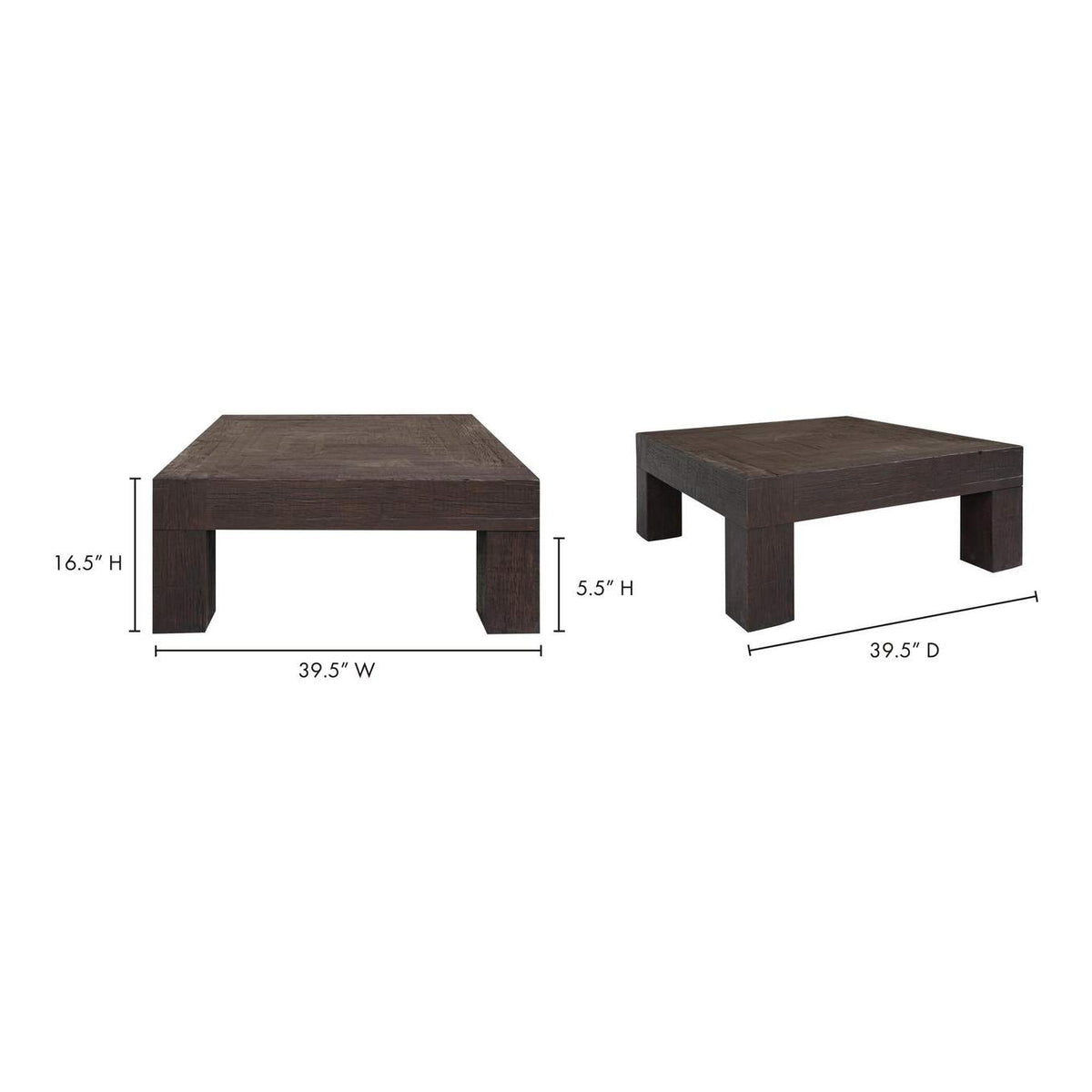 VL-1058-03 Evander Coffee Table Rustic Brown
