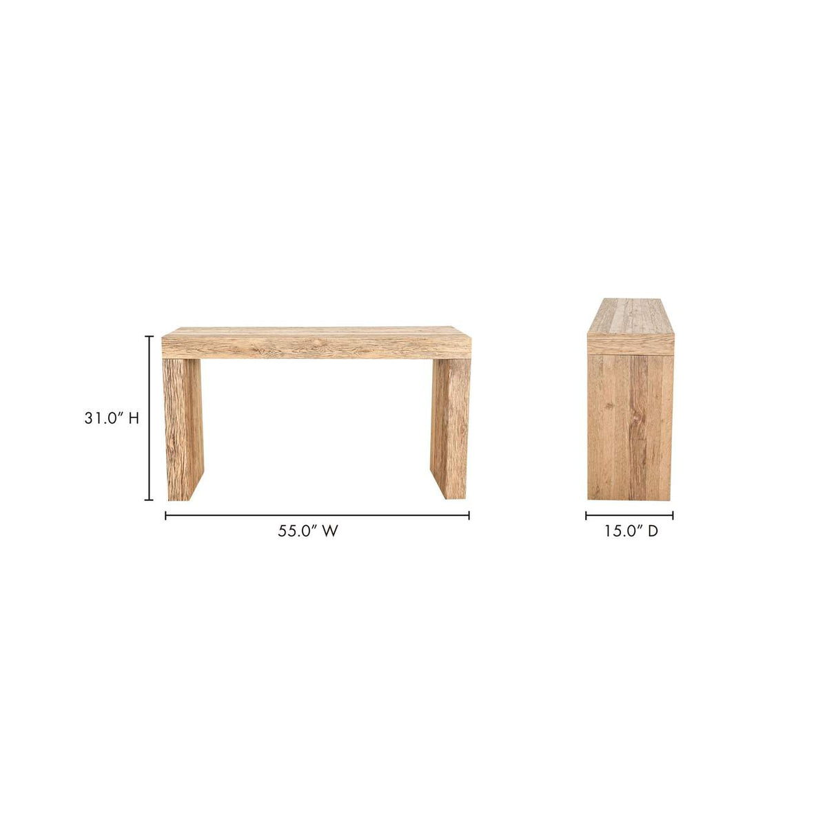 VL-1069-24 Evander Console Table Natural