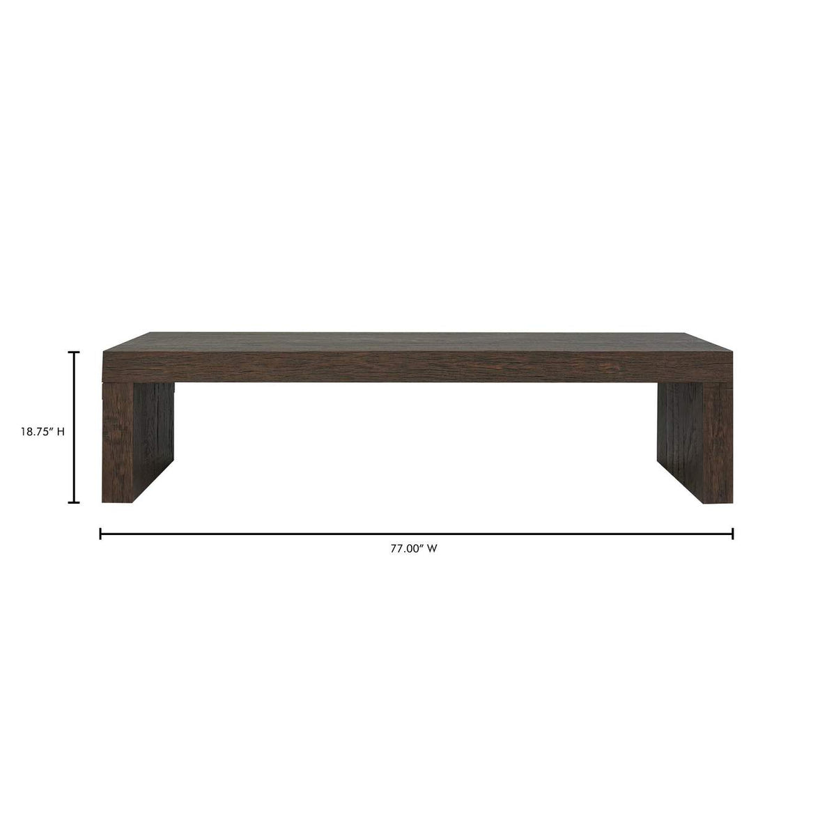 VL-1076-03 Evander Dining Bench Rustic Brown