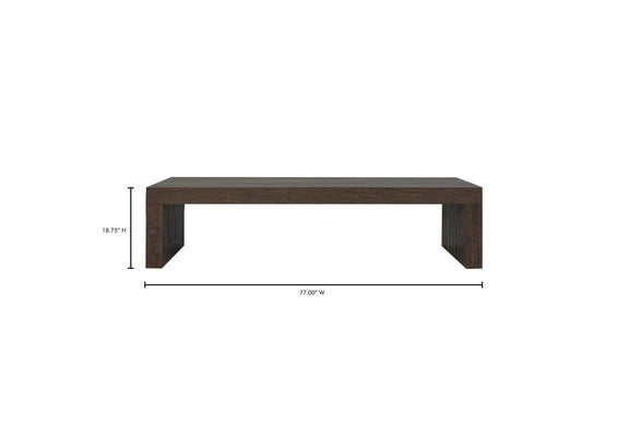 VL-1076-03 Evander Dining Bench Rustic Brown