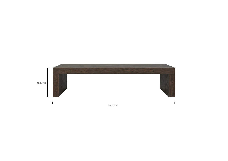 VL-1076-03 Evander Dining Bench Rustic Brown