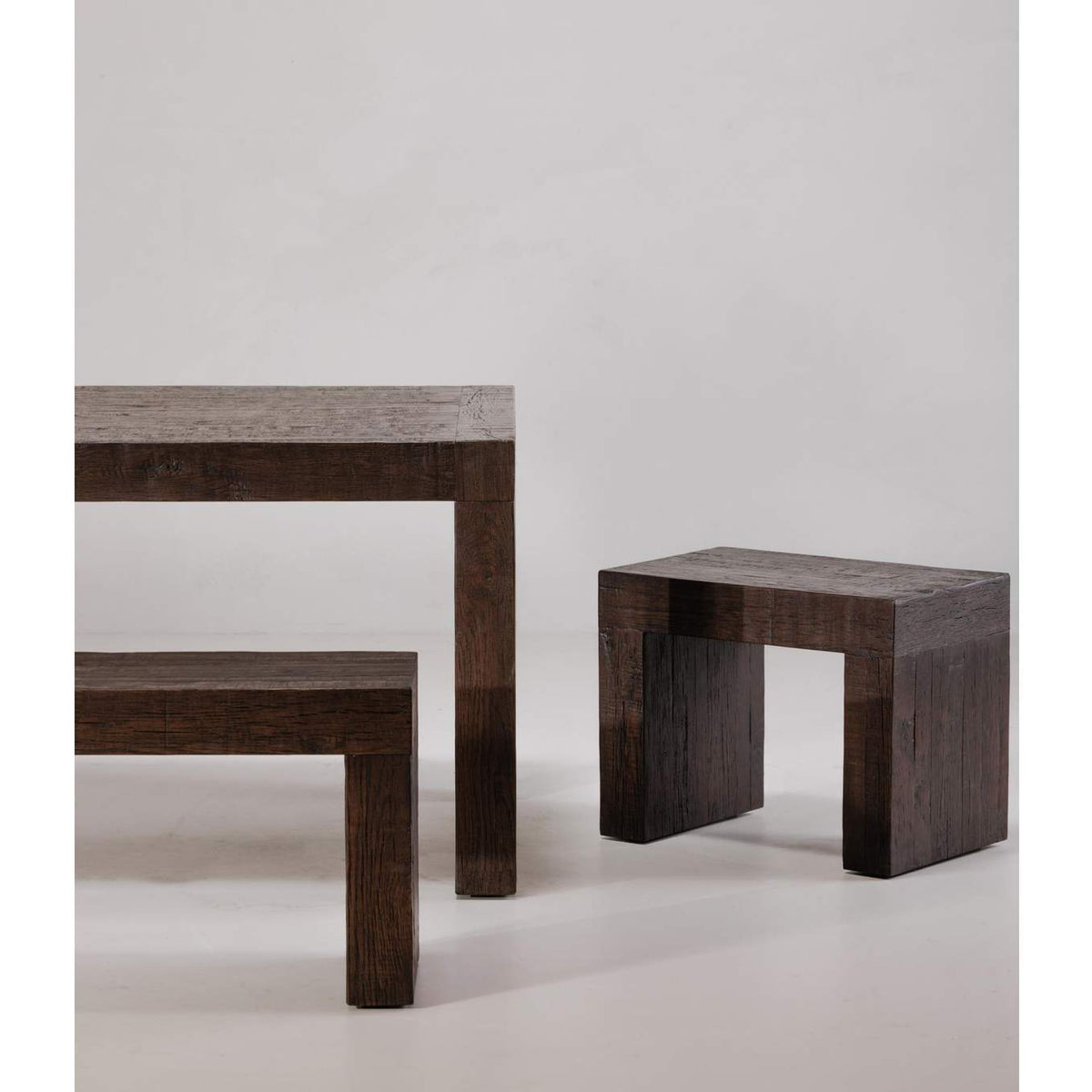 VL-1077-03 Evander Dining Stool Rustic Brown