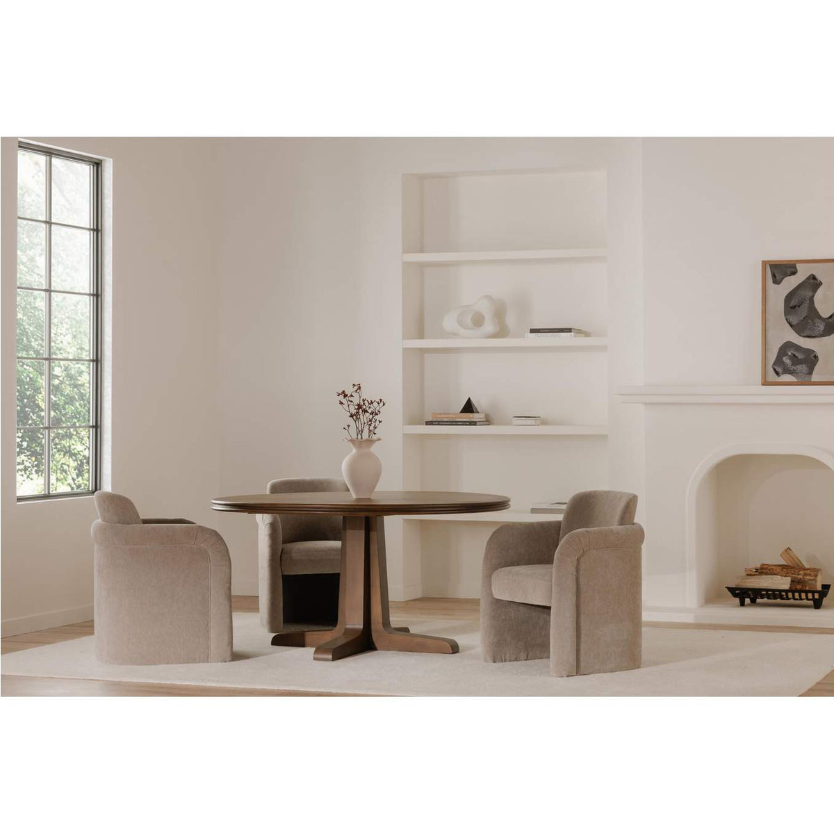 VL-1087-03-0 Charles Dining Table Brown