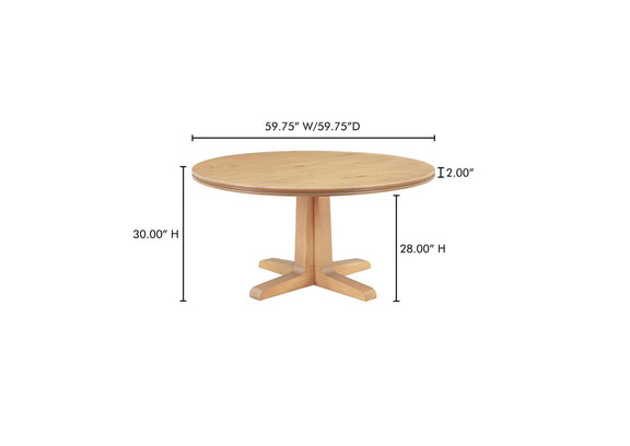 VL-1087-24-0 Charles Dining Table Natural