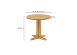 VL-1088-24-0 Charles Cafe Table Natural