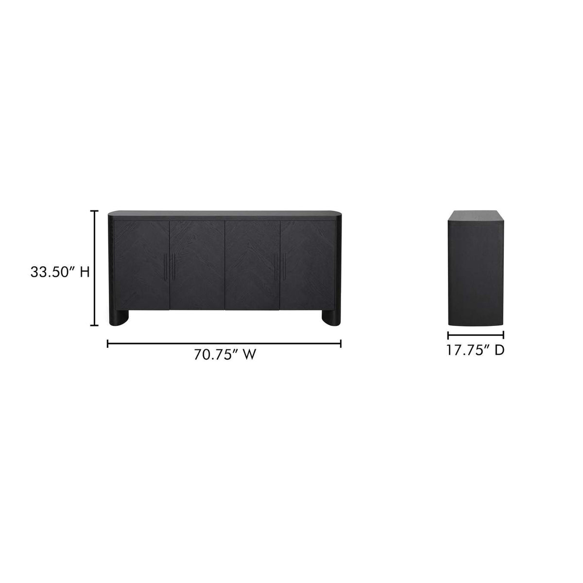 VL-1089-02 William Sideboard Black