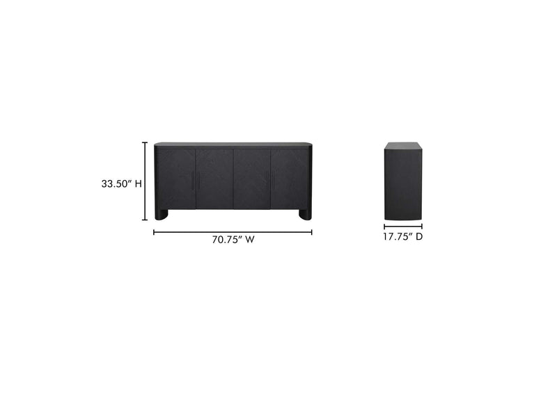 VL-1089-02 William Sideboard Black