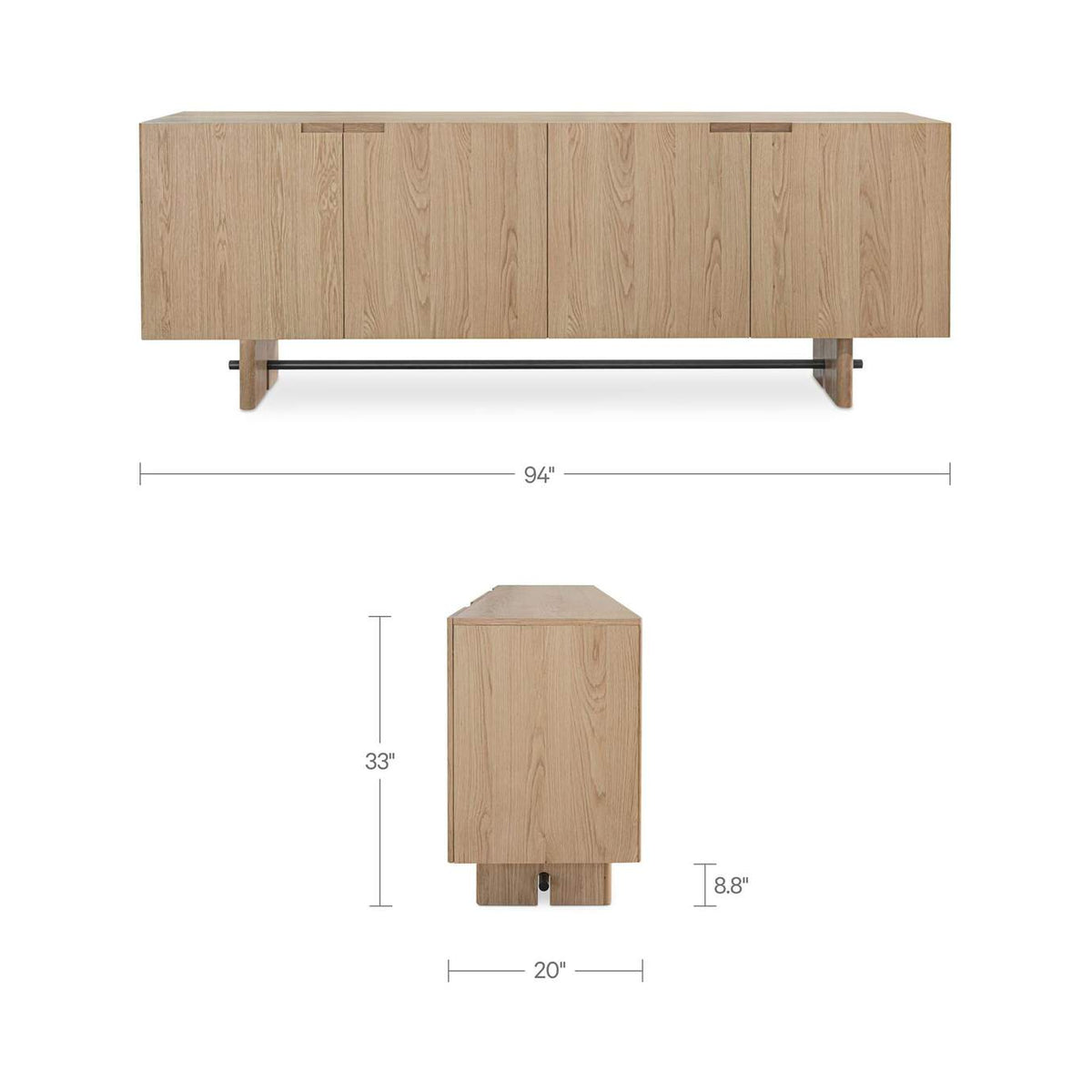 VL-1108-24 Madison Sideboard Natural
