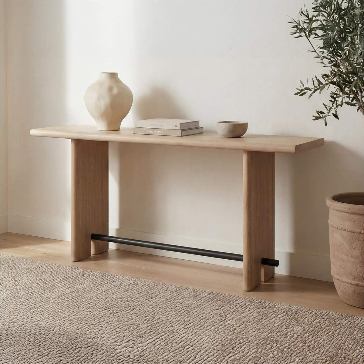 VL-1109-24 Madison Console Table Natural