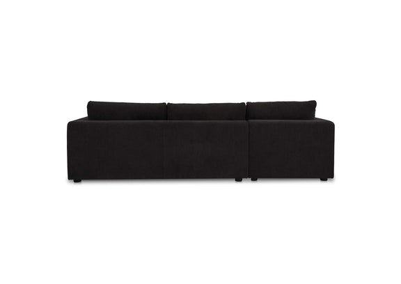 VV-1007-02-L-0 Burrow Sleeper Sectional With Storage Chaise Black Left