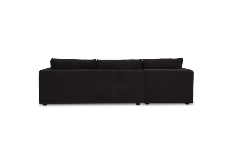VV-1007-02-L-0 Burrow Sleeper Sectional With Storage Chaise Black Left
