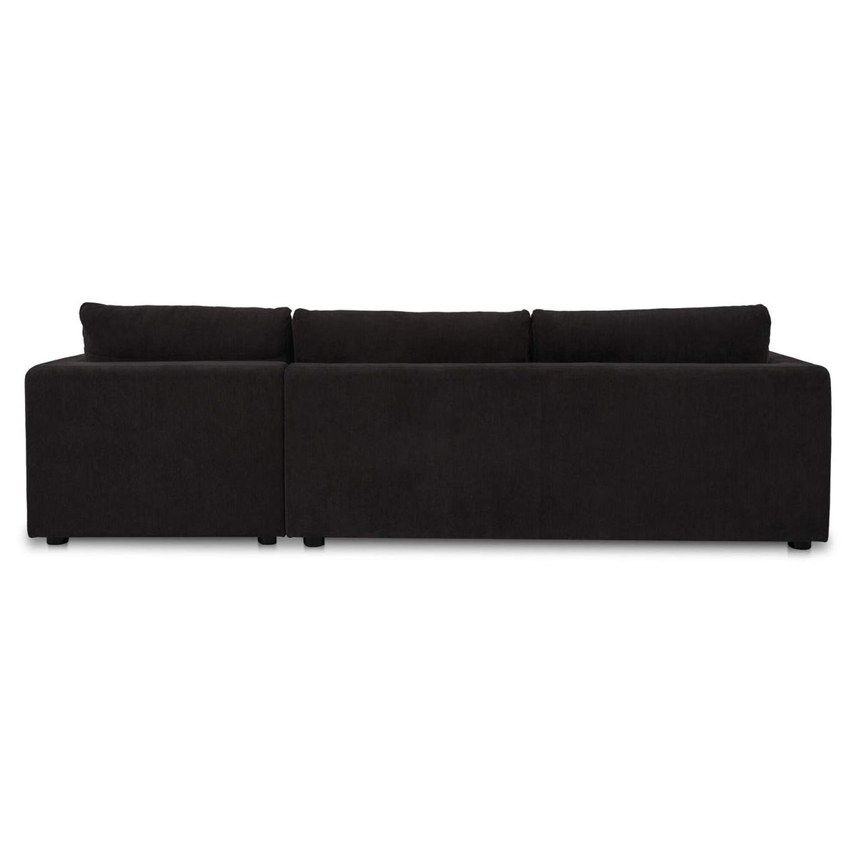 VV-1007-02-R-0 Burrow Sleeper Sectional With Storage Chaise Black Right