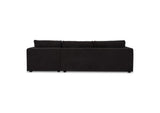 VV-1007-02-R-0 Burrow Sleeper Sectional With Storage Chaise Black Right