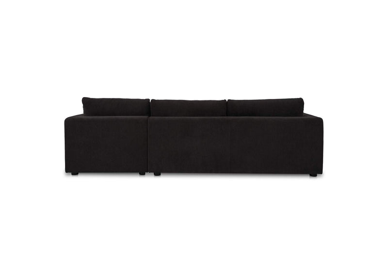 VV-1007-02-R-0 Burrow Sleeper Sectional With Storage Chaise Black Right
