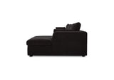 VV-1007-02-R-0 Burrow Sleeper Sectional With Storage Chaise Black Right