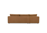 VV-1007-23-L-0 Burrow Sleeper Sectional With Storage Chaise Ginger Left