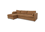VV-1007-23-L-0 Burrow Sleeper Sectional With Storage Chaise Ginger Left