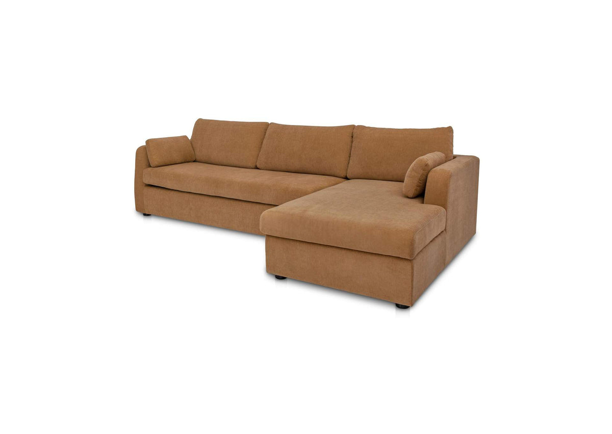 VV-1007-23-R-0 Burrow Sleeper Sectional With Storage Chaise Ginger Right