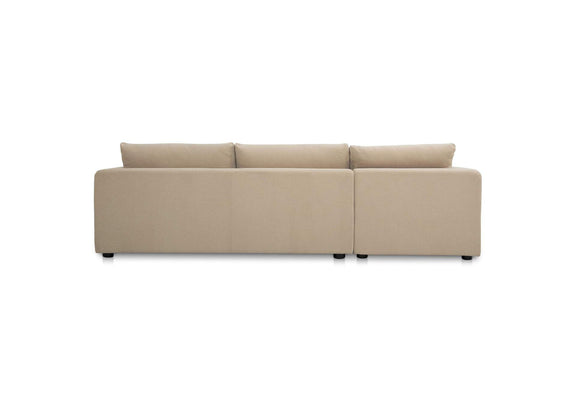 VV-1007-34-L-0 Burrow Sleeper Sectional With Storage Chaise Sand Left