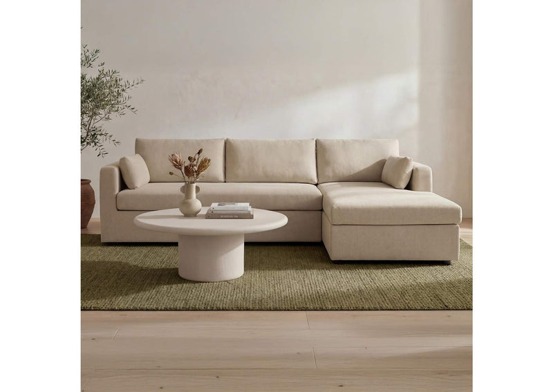 VV-1007-34-R-0 Burrow Sleeper Sectional With Storage Chaise Sand Right