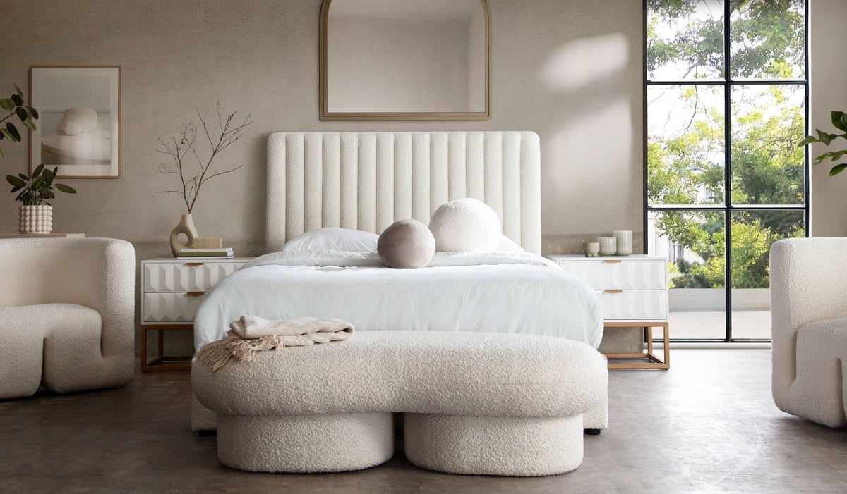Wave Curved Accent Bench
