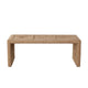 Jute Woven Accent Bench