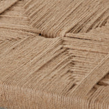 Jute Woven Accent Bench