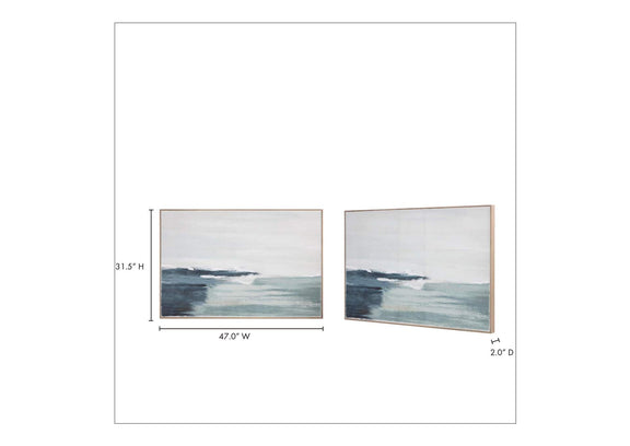 WP-1261-37 Shoreline Framed Painting