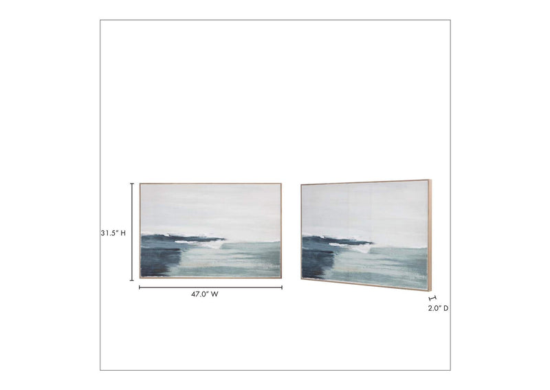 WP-1261-37 Shoreline Framed Painting