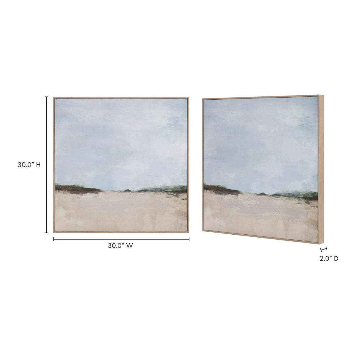 WP-1262-37 Grasslands Framed Painting