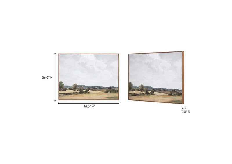 WP-1265-37 Vast Country Framed Painting