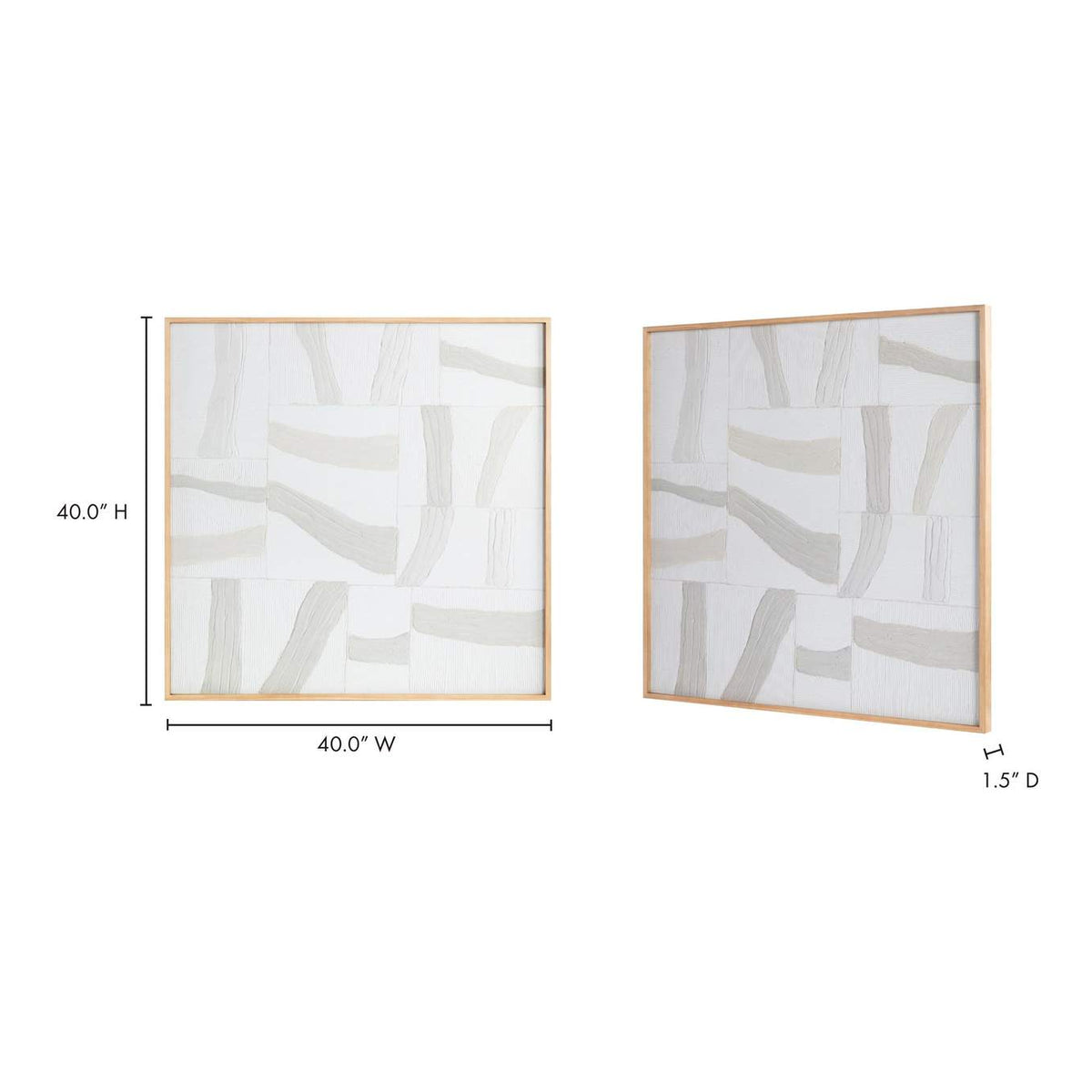 WP-1270-37 Configured Framed Painting