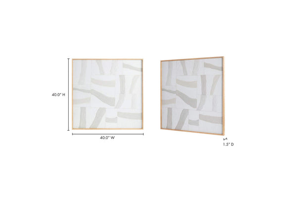 WP-1270-37 Configured Framed Painting