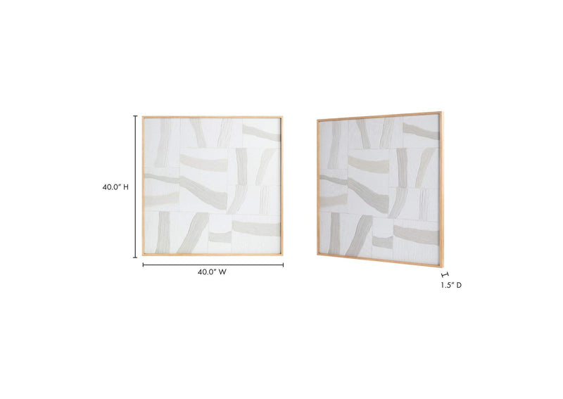 WP-1270-37 Configured Framed Painting