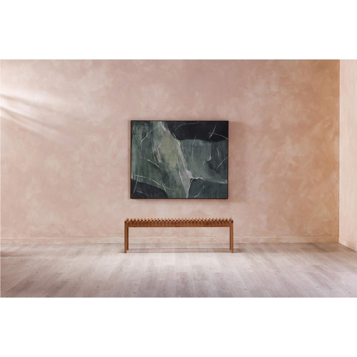 WP-1275-37 Impression Framed Painting Verdant Palette