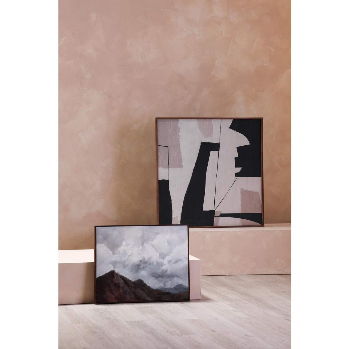 WP-1276-37 Nostalgia Framed Painting Warm Palette
