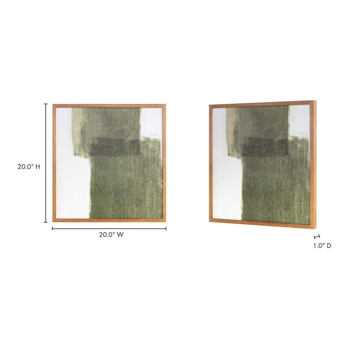 WP-1278-37 Brush Framed Painting