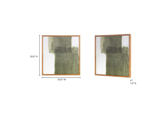WP-1278-37 Brush Framed Painting